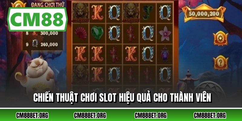 Chiến thuật chơi slot hiệu quả cho thành viên