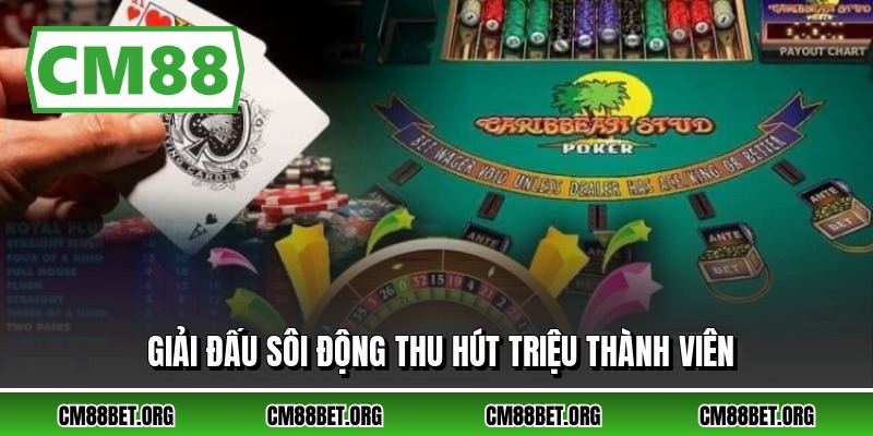 Giải đấu sôi động thu hút triệu thành viên