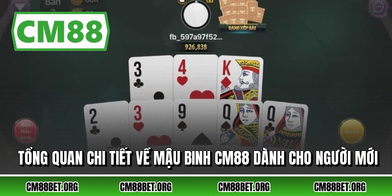 Tổng quan chi tiết về mậu binh CM88 dành cho người mới